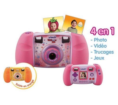 Vtech - 122755 - Jeu Electronique - Kidizoom Kid - 4 en 1 - Rose