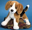 Plush Bernie Beagle 14"