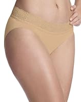 bikini slip, Bali, Bali One Smooth U No Lines, No Slip Bikini with Lace Waistband, 10-Nude