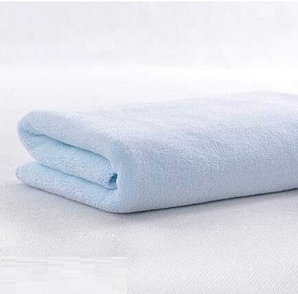 Speaking Life 34cm(W)*75cm(L) Set of 2 towel sky blue bath towel thicken water absorption towel