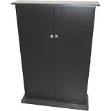 Multimedia Wood Storage Cabinet