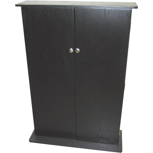 Multimedia Wood Storage Cabinet