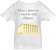 WHEN I GROW UP I WANT TO VISIT ATHENS - BigBoyMusic Toddler Designs - White Toddler T-shirt