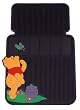 Plasticolor 000159R01 Winnie The Pooh And Butterfly Universal-Fit Molded Front Floor Mats - Set of 2