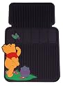 Plasticolor 000159R01 Winnie The Pooh And Butterfly Universal-Fit Molded Front Floor Mats - Set of 2