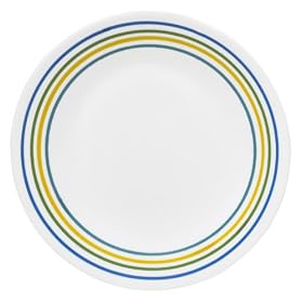 Corelle Livingware 6-3 4-Inch Bread and Butter Plate, Bands by Corelle