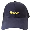 CAPS WOMAN NAVY BLUE EMBROIDERY " WORD SIMPLE DESIREE "