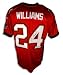 Carnell Cadillac Williams Autographed/Hand Signed Red Authentic Tampa Bay Buccaneers Reebok Jersey
