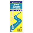 Idaho Montana Wyoming: Road Map (Travelvision State Maps) by Travel Maps