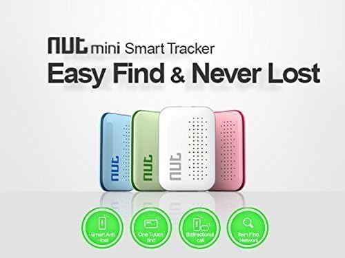 Nut® Smart Tag Nut 3th generation Bluetooth Anti-lost Tracker Tracking Wallet Key Riminder Tracer Finder Alarm Patch GPS Locator Finder for iOS / Android (Pink)