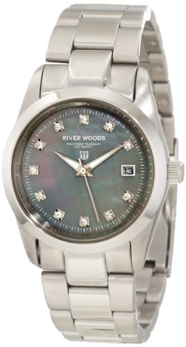 River Woods Women's RW 3 L GP SD SS  Grey mother-of-pearl Watch