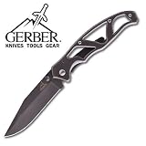 Gerber Paraframe 1 Straight Black Professional Folding Knife