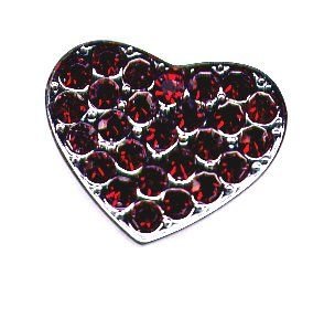 Click here to buy Slider Charm 10mm Ruby Heart.