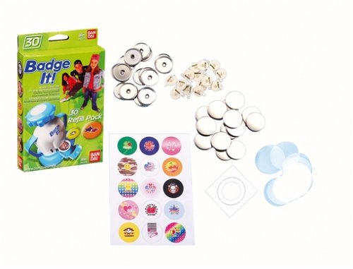 City Travel Guides Discounted  Spielwaren : Bandai - 08025 Nachfüllpack für Badge it Buttonmaker