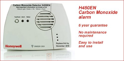 Honeywell Carbon Monoxide Detector Alarm H450EN Honeywell Carbon Monoxide Detector Alarm H450EN