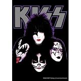 Review Old Glory  / KISS Four Color Faces Fabric Tapestry Wall Hanging