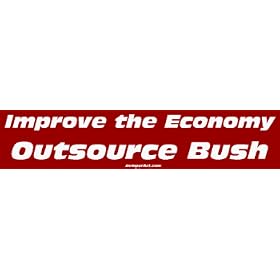 Improve the Economy Outsource Bush Bumper Sticker