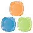 Solo  10-Inch Sologrips Ultra Colors Plates (4 Blue, 4 Orange, & 4 Green), 12-Count Packages (Pack of 12)