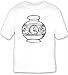 T-shirt with Africa, cylindrical, 