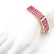 Pink Squiggle Bracelet by Zandra Rhodes||RF10F