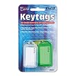 Key Tags for Plastic Key Tag Rack, Assorted Colors, 4/Pack PMF04993