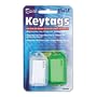 Key Tags for Plastic Key Tag Rack, Assorted Colors, 4/Pack PMF04993