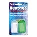 Key Tags for Plastic Key Tag Rack, Assorted Colors, 4/Pack PMF04993
