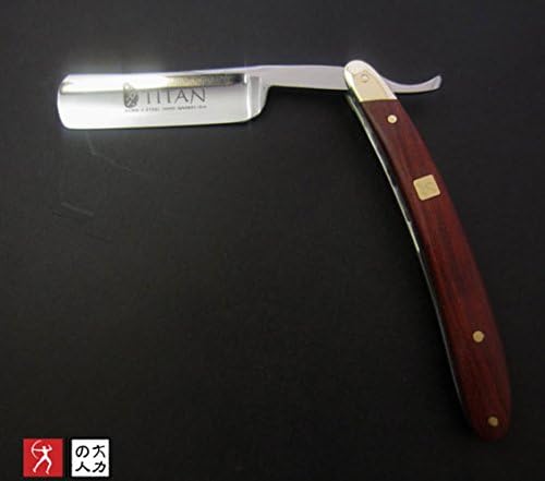 PK® Wood single copper Straight edge razor shaving single safety hair scales vintage removal replaceable STRAIGHT BARBER Mens Shaving Throat Style