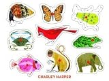 Charley Harper Classic Wooden Peg Puzzle [PUZZLE-CHARLEY HARPER CLASSIC]