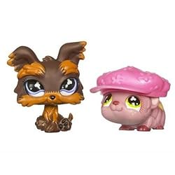Littlest Pet Shop Yorki and Guinea Pig #509 and #510