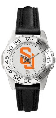 Syracuse University Orangemen Ladies Leather Sports Watch