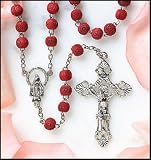 Rose Scented Carved Rose Petal Rosary