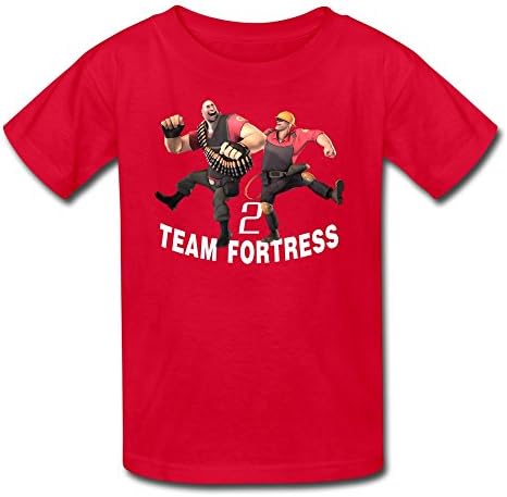 HeZone Kid's Team Fortress 2 T-shirts Red L