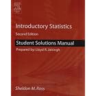 Student Solutions Manual for Introductory Statistics, Second Edition by  Sheldon M. Ross