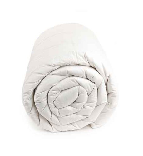 Lamma Loe's Four Season Down Alternative Double Fill Duvet Comforter Set, Full/Queen, White/White