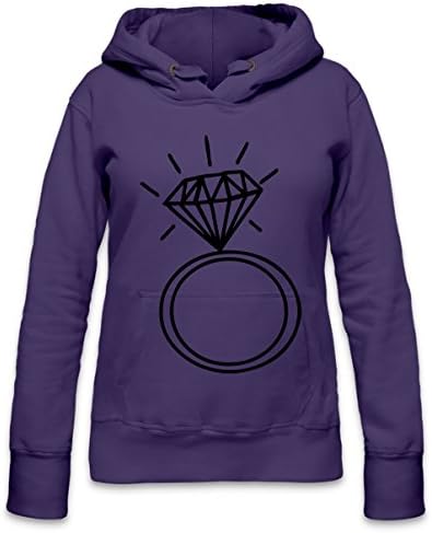 Dope Diamond Ring Womens Hoodie Small