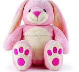 Aroma Home Warm Cuddles Bunny Microwavable Heat Pack with Lavender and Chamomile Pure Essential Oil - Made in England