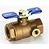 #1 TEST PORT/BALL VALVE 3/4 X 3/4 (TAPPED); VARIOUS MANUFACTURERS