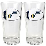 Utah Jazz Pint Ale Beer Glasses