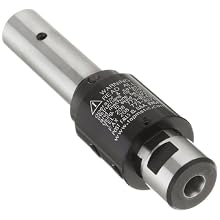 Tapmatic 4 Tension/6 Compression Tap Chuck with Modular Straight Shank and RF Collet, M1.4-M7 and #0 - 1/4" Capacity, 16mm Shank