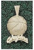 Logo Art Washington State Cougars 10K Gold Basketball Pendant