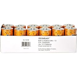 NABC UltraLast UL12CB Size C Alkaline General Purpose Battery - Alkaline - 1.5V DC