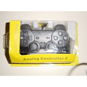 Click here to buy AX-PS2 DUAL SHOCK BK (SIM)CLAM by myGearStore.