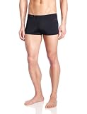 41DDXHfqo%2BL. SL160  parke & ronen Mens Ibiza Hardware Square Cut Swim Trunk, Black, X Large