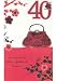Girls Red & White Glitter, Flowers & Handbags, Your 40 Today - TALL 40th Birthday Card