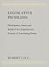 Book Legislative Problems: Development, Status, And Trend Of The Treatment And Exercise Of Lawmaking Powers