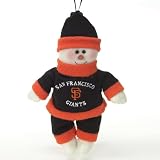2 MLB San Francisco Giants Oversized Plush Snowman Christmas Ornaments 10"