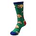 Zmart Men Funny Food Crew Socks