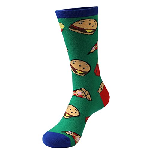 Zmart Men Funny Food Crew Socks