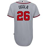 Atlanta Braves Authentic Dan Uggla Road Cool Base Jersey